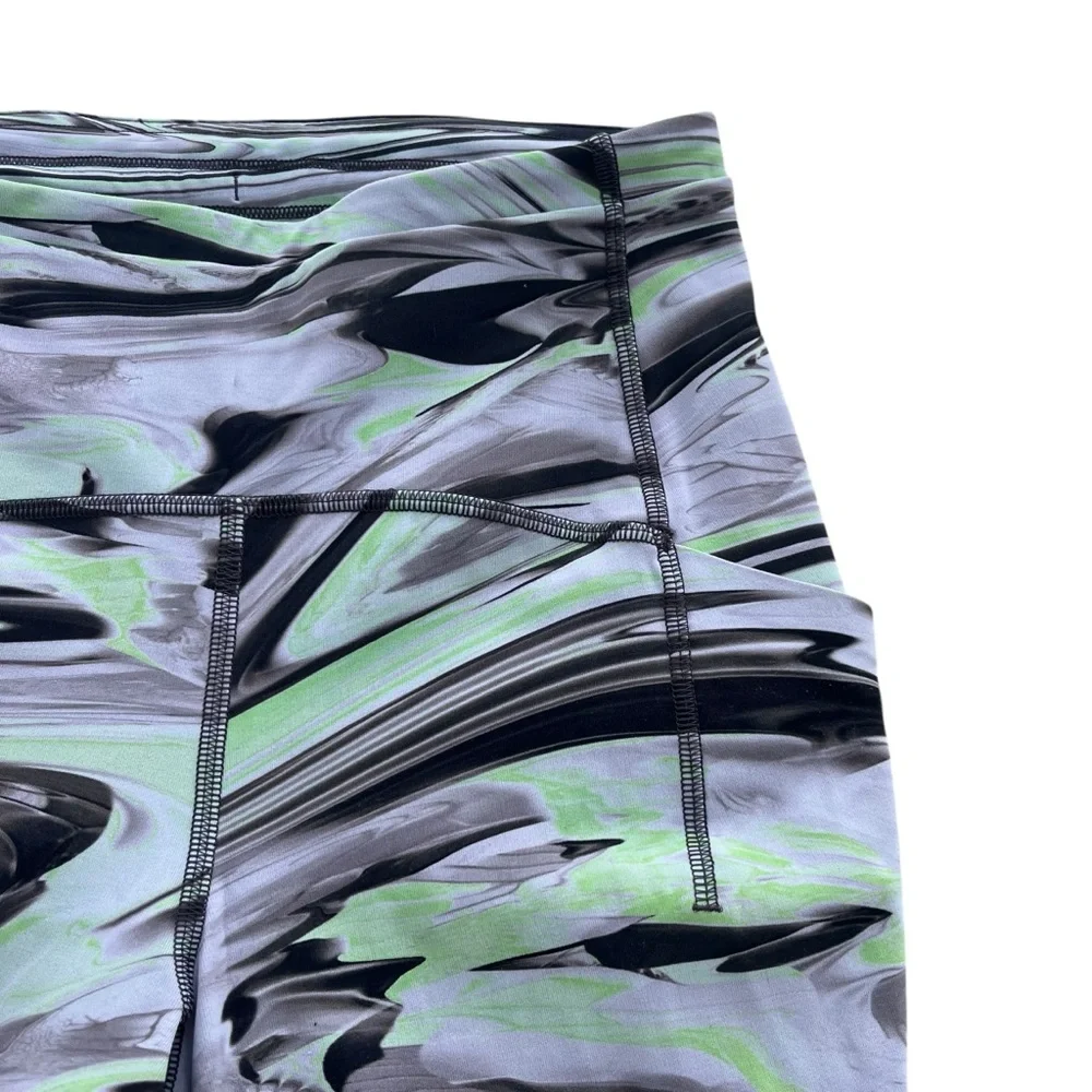 Lululemon Womens 4 Paint Glide Warp Multi Swift Speed High Rise Tight 28